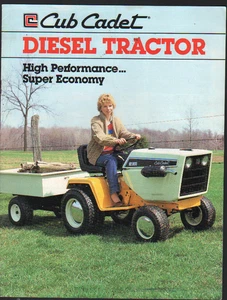 Cub Cadet 15hp Diesel Garden Tractor Brochure Leaflet - Picture 1 of 1