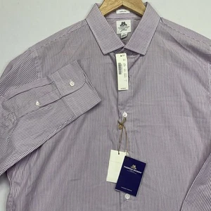 NEU Thomas Mason® for J.Crew Ludlow Hemd Herren große Streifen superfeine Baumwolle - Bild 1 von 12