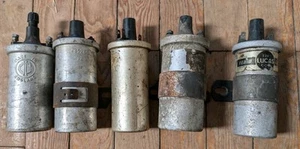 5 x Ignition Coils - Joblot Vintage Classic Car Part - Bundle Untested Lucas etc - Picture 1 of 8