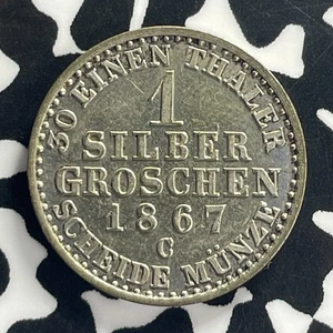 1867-C Germany Prussia 1 Groschen Lot#GB161 - Picture 1 of 2