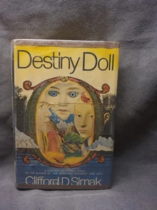 Destiny Doll ~1971 HC~ Simak Desert Planet Centaurs Telepathy Robot SciFi Novel - Foto 1 di 4