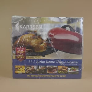 Karrsen Dome Oven And Roaster BR-2 New In Box Red Never Used Sealed Scarce! - Picture 1 of 10