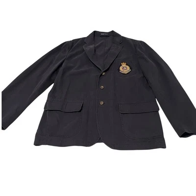 Chaqueta Blazer Polo Tropical Cruises Club Abrigo Escudo Parche Preppy Academia Foto 1 de 4