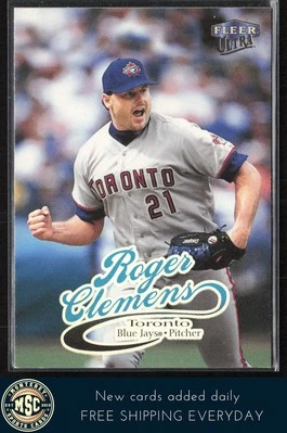 Roger Clemens 1999 Ultra #190 Toronto Blue Jays Foto 1 de 2