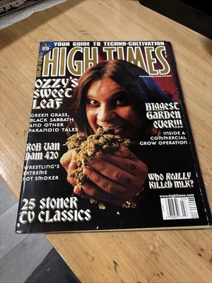 HIGH TIMES MAGAZINE MARCH 1999 OZZY OSBOURNE BLACK SABBATH RVD ROB VAN DAM SABU - Image 1 of 4