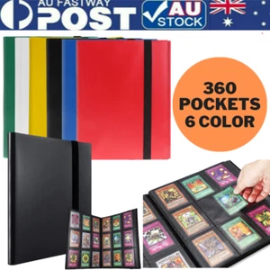 360 Cards Pocket Trading Card Binder 9 Pocket Trading Card Album Folder Case AUS - Picture 1 of 18