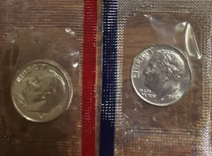 1995 P&D Roosevelt Dimes violoncello nuovo di zecca con spedizione gratuita - Foto 1 di 2