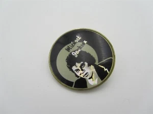 Michael Jackson Round Cloisonné Pin Made in England - Vintage MJ - Picture 1 of 5