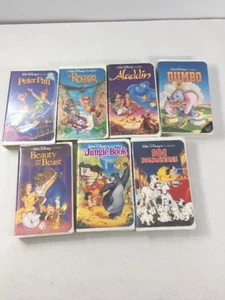 WALT DISNEY CLASSICS BLACK DIAMOND COLLECTION VHS ORIGINAL LOT OF 7 FILM MOVIE - Picture 1 of 12