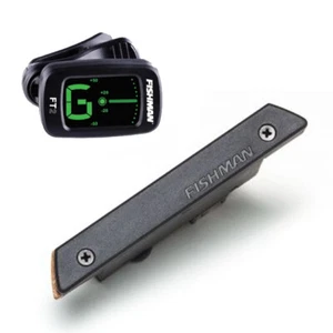 FISHMAN Rare Earth Single Coil Soundhole Guitar Pickup w/FT-2 Clip On Tuner - Picture 1 of 1