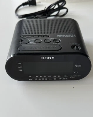 Sony Dream Machine Radio AM/FM Reloj Despertador LED ICF-C218 Reloj Digital Foto 1 de 4