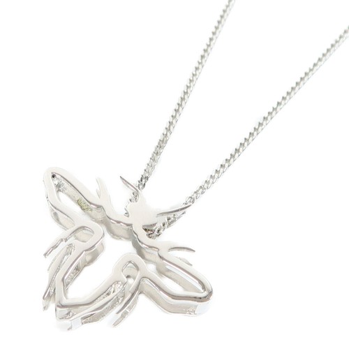 Collana Christian Dior CD metallo argento