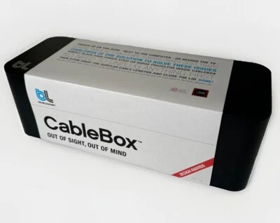 CableBox Flame Retardant Cable Organizer Black - BlueLounge - Image 1 of 4