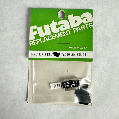 Vintage RC Radio Futaba Crystal Xtal FMC-119 AM 72.170 CH 19 NEW NOS - Image 1 of 2