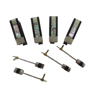 4pcs Nice ebony Viola bow frogs with Copper mount #6913 - Picture 1 of 3