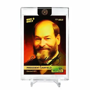 PRESIDENT GARFIELD Elected 1871 Holo Gold Card 2023 GleeBeeCo #PGE1-G 1/1 - Picture 1 of 2