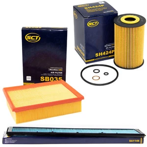 Inspektionspaket Filterset SCT für BMW 3er Coupe Touring 316 318 E46 105 118 PS - Bild 1 von 5