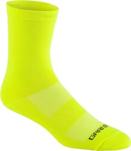 Louis Garneau, Conti Long Performance Cycling Socks for Men and Women, Bright Ye - Picture 1 of 6