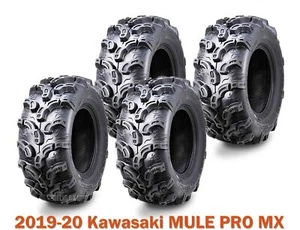 2019-20 Kawasaki MULE PRO MX Complete Set ATV tires 25x10-12 Super Mud - Picture 1 of 7