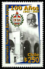 CHILE, 100 YEARS INTERNADO NACIONAL BARROS ARANA, MNH, YEAR 2002
