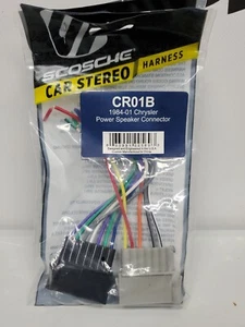Scosche CR01B Aftermarket Stereo Wire Harness for 1984-01 Chrysler/Dodge/Jeep - Picture 1 of 5