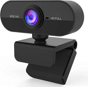 Webcam Kamera 1080P HD USB Mit Mikrofon für PC/MAC Computer Laptop Windows - Bild 1 von 11