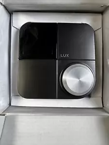 Lux Smart Wi-Fi Thermostat with Interchangeable Black Stainless Steel Faceplate - Picture 1 of 5