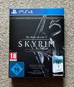 The Elder Scrolls V: Skyrim Special Edition Steelbook - New & Sealed - VERY RARE - Picture 1 of 8