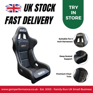 Asiento cubo trasero fijo Sparco Grid Q QRT Road/Track Day/Gaming Racing - Imagen 1 de 24