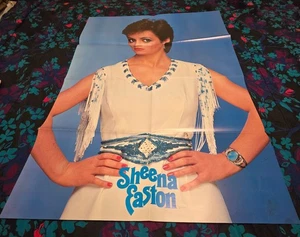 SHEENA EASTON - ORIGINAL FOLDOUT JAPANESE POSTER - Picture 1 of 2