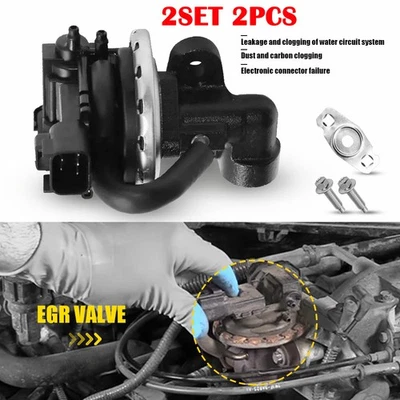 2X Válvula EGR apta para coche Ford Crown Victoria Mercury Grand Marquis Town 2003-11 4,6 L Foto 1 de 4