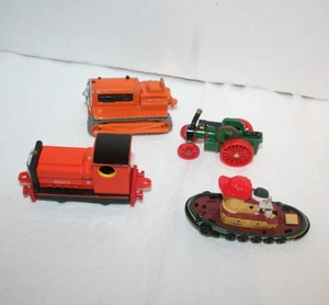 Vintage (4) Thomas Tank Engine & Friends Diecast Magnetic Trains Ertl Lot 6 1990's - Bild 1 von 9