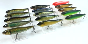 15 Megabass Giant Dog-X 1/2oz 9.8g (Hooks changed, paint peeled) Lot. - Picture 1 of 18