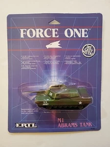 ERTL Force One US Army M1 Abrams Tank 1989 Diecast Armored Vehicle NEW NOS #1143 - Picture 1 of 3
