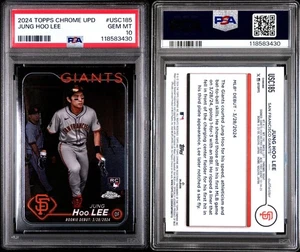 Serie de actualización cromada Topps 2024 - debut de novato Jung-Hoo Lee #USC185 (RC) - Imagen 1 de 1