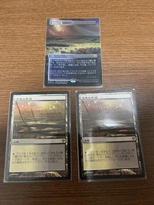 Mtg Marsh Flats Japanese Set Of 3 - Picture 1 of 3