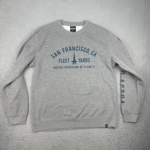 Star Trek Sweatshirt Herren Large grau Manus Ad Astra San Francisco Fleet Yards - Bild 1 von 12
