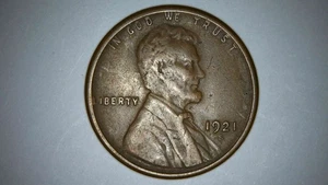 1921 - S Lincoln Wheat Cent, 1c #715 - Picture 1 of 6