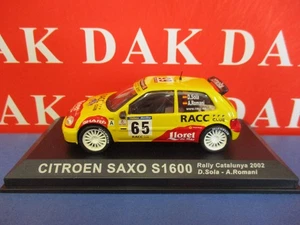 Die cast 1/43 Modellino Auto Citroen Saxo S1600 Rally Cataluya 2002 D. Sola - Foto 1 di 4