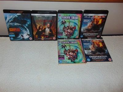 Point Break, Deepwater Horizon, Suicide Squad, Inferno (4K UHD Blu-ray/Blu-rays) - Image 1 of 4