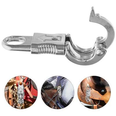 Gancho a presión aleación de zinc 10,20 cm clip de liberación rápida para montar a caballo Foto 1 de 4
