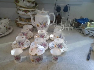 Royal Crown Derby Coffee Set Large Coffee Pot - Picture 1 of 4