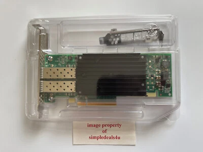 Adaptador de red SolarFlare SFN8522 2 puertos 10 GB SFP+ PCIe ambos soportes Foto 1 de 4