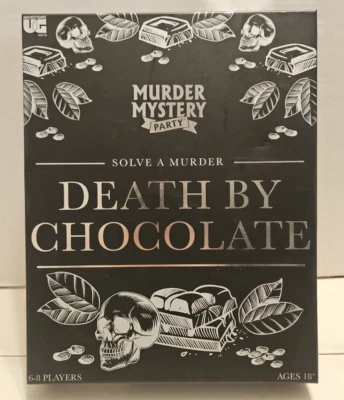 Murder Mystery Party Death By Chocolate de University Games - Nuevo y precintado Foto 1 de 4