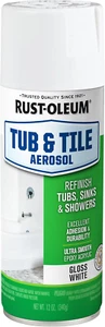 Rust-Oleum 280882 Specialty Tub & Tile Spray Paint, 12 Oz, White - Picture 1 of 12