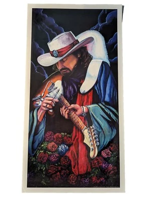 Stevie Ray Vaughan Limited Art Print Bill Foss  - Image 1 of 2