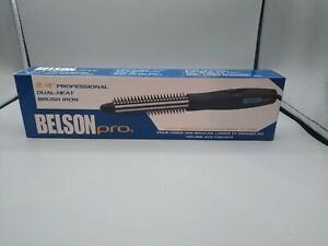 Belson Pro 3/4" Dual-Heat Curling Brush Iron New In Box