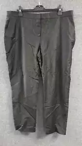 Jaeger Wool Fully Lined Trousers Black UK 18 RRP £120 LN015 ii 06 - Picture 1 of 3