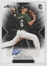 2021 Leaf Perfect Game National Showcase Black /50 Brennan Phillips #BA-BP2 Auto