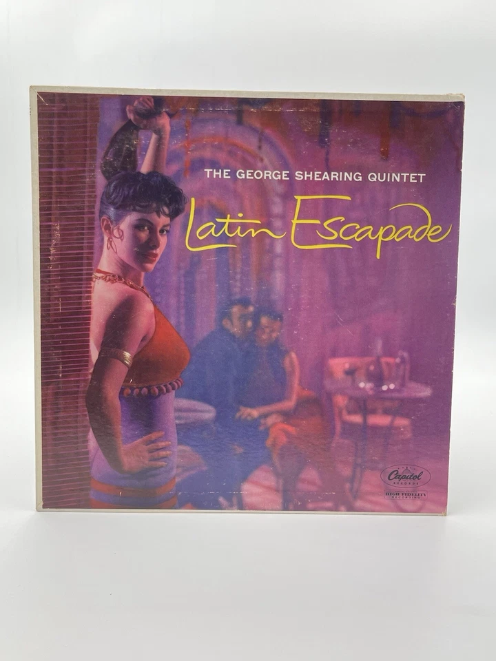 THE GEORGE SHEARING QUINTET LATIN ESCAPADE LP VG+ VINYL RECORD CAPITOL T737 - Image 1 of 4